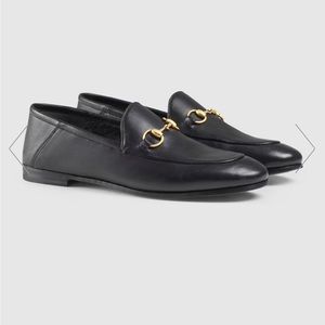 Gucci brixtom Leather Horsebit loafer  size 39.5